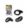 RudeRider Double Ring TPE Black (T9737)