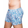2Eros Print Swim Shorts S50 Coral Teal (T9764)