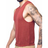 2eros Amalfi Singlet Tank Top Burnt Brown (T9863)