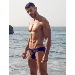 2Eros V30 Textured Swim Brief Signet Black (T9888) 2Eros V30 Textured Swim Brief Signet Black (T9888)