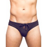 2Eros V30 Textured Swim Brief Signet Black (T9888)