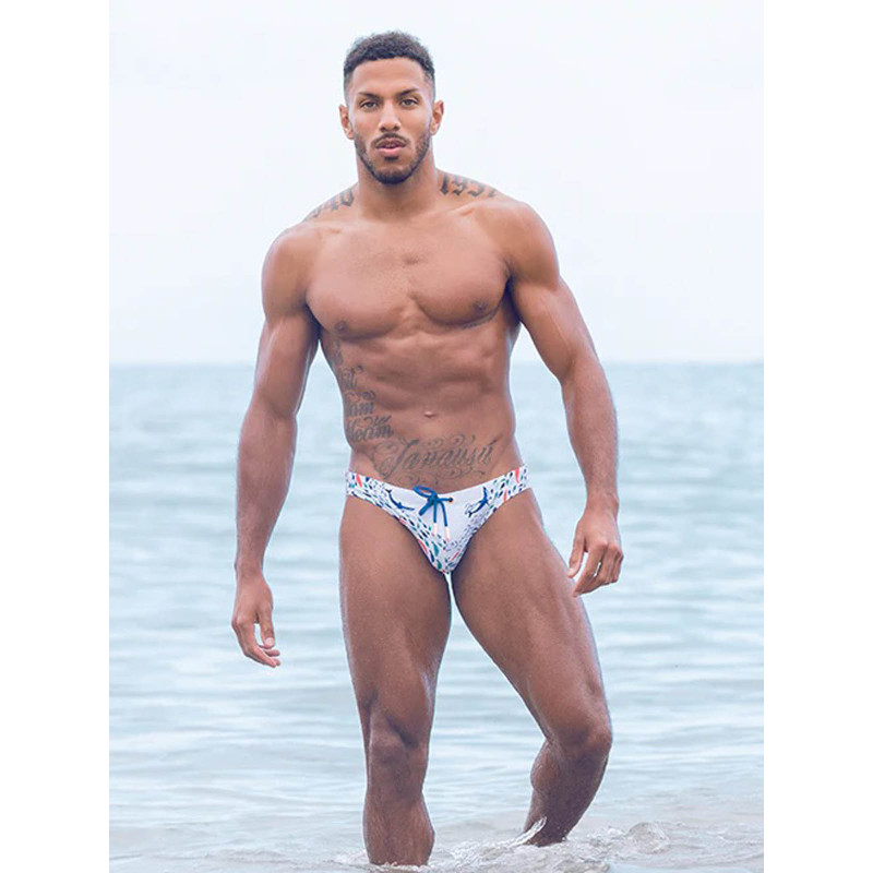 2Eros Print Swim Briefs V20 Swimwear Seascape White (T9762) 2Eros Print Swim Briefs V20 Swimwear Seascape White (T9762)