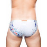 2Eros Print Swim Briefs V20 Swimwear Seascape White (T9762)