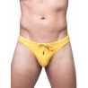 2Eros V80 Textured Swim Thong Signet Ripple Yellow (T9919)