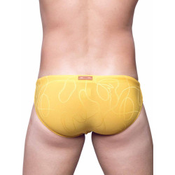 2Eros V10 Textured Swim Brief Signet Ripple Yellow (T9920) 2Eros V10 Textured Swim Brief Signet Ripple Yellow (T9920)
