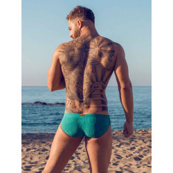 2Eros V10 Textured Swim Brief Signet Ripple Green (T9916) 2Eros V10 Textured Swim Brief Signet Ripple Green (T9916)