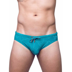 2Eros V10 Textured Swim Brief Signet Ripple Green (T9916) 2Eros V10 Textured Swim Brief Signet Ripple Green (T9916)