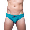 2Eros V10 Textured Swim Brief Signet Ripple Green (T9916)