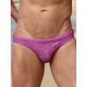 2Eros V20 Signature Print Swim Brief Purple (T9940)