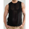 2eros Amalfi Singlet Tank Top Black (T9973)