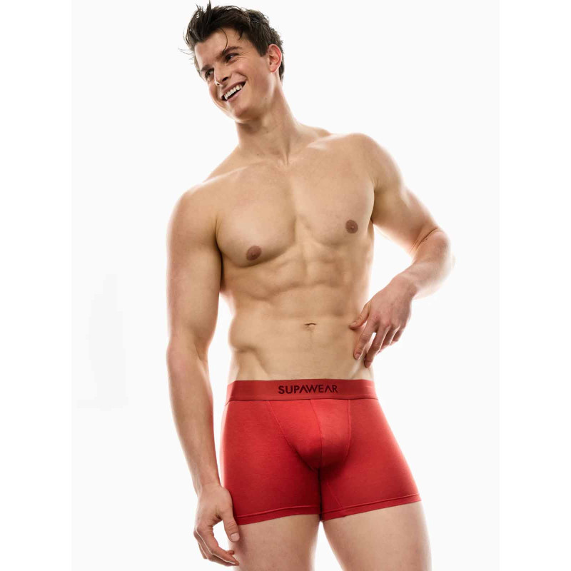 Supawear Just Supa Trunk Underwear Red (T9996)
