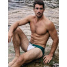 2eros V10 Colour-Blocked Swim Brief Calypso White/Green (T11670)