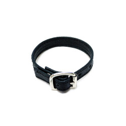 Rouge Leather Buckle Cock Strap Black (T11293)