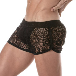 ToF Paris Lace Retro Shorts Black (T11926)