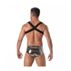 ToF Paris Fiesta Zipped Pocket Harness Silver (T11750)