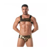 ToF Paris Fiesta Zipped Pocket Harness Gold (T11754)