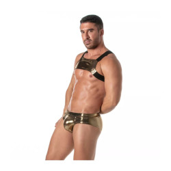 ToF Paris Fiesta Zipped Pocket Harness Gold (T11754)