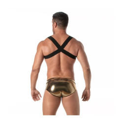 ToF Paris Fiesta Zipped Pocket Harness Gold (T11754)