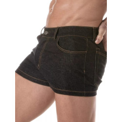 ToF Paris Urban Jean Mini Shorts Black (T12063)