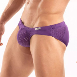 TOF Paris Temptation Microfiber Mini Brief Underwear Purple (T12180)
