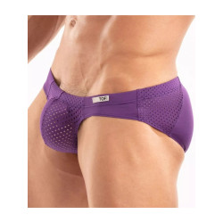 TOF Paris Temptation Microfiber Mini Brief Underwear Purple (T12180)