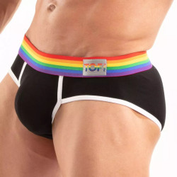 ToF Paris Pride Brief Underwear Black (T12219)
