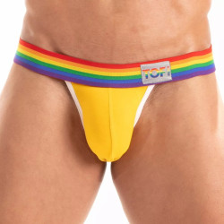 ToF Paris Pride Jockstrap Underwear Yellow (T12229)