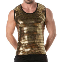 ToF Paris Glitter Tank Top Gold (T11915)