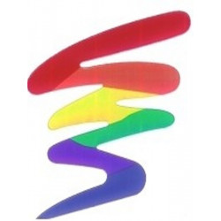 Rainbow Aufkleber/Sticker 7 x 8 cm / 3 x 3.5 inch (T0133)