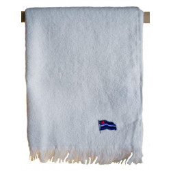 Leather Flag Towel/Handtuch White 40x66 cm / 16x26 inch (T5250)
